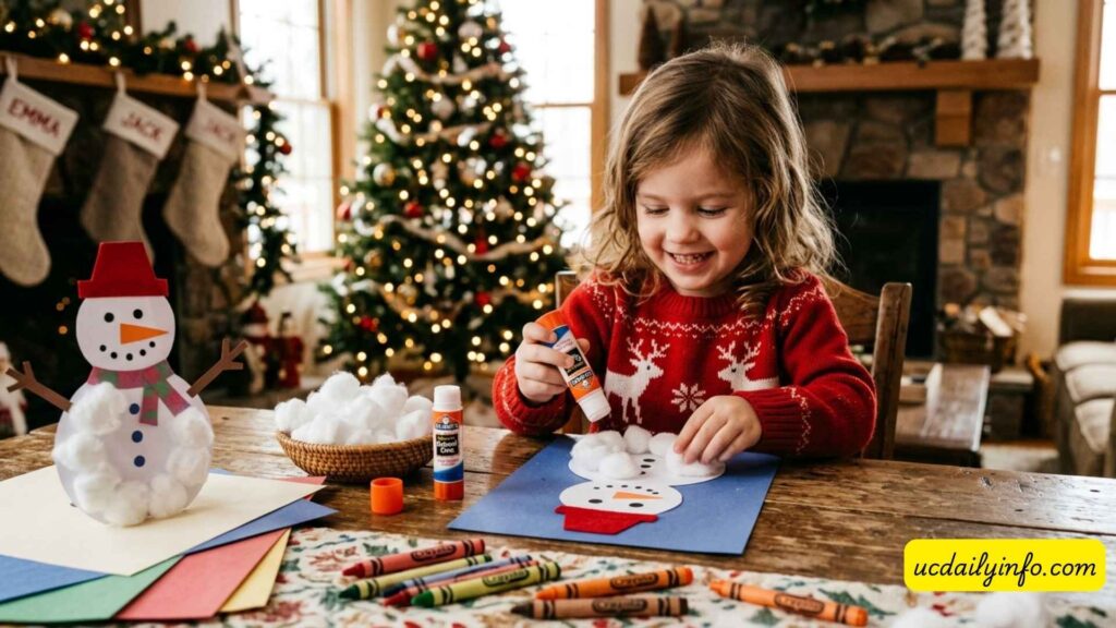 cotton-ball-snowman-christmas-craft-for-preschoolers