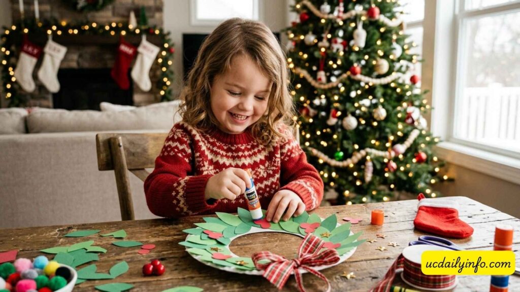 christmas-wreath-craft-for-kids-using-paper-plate