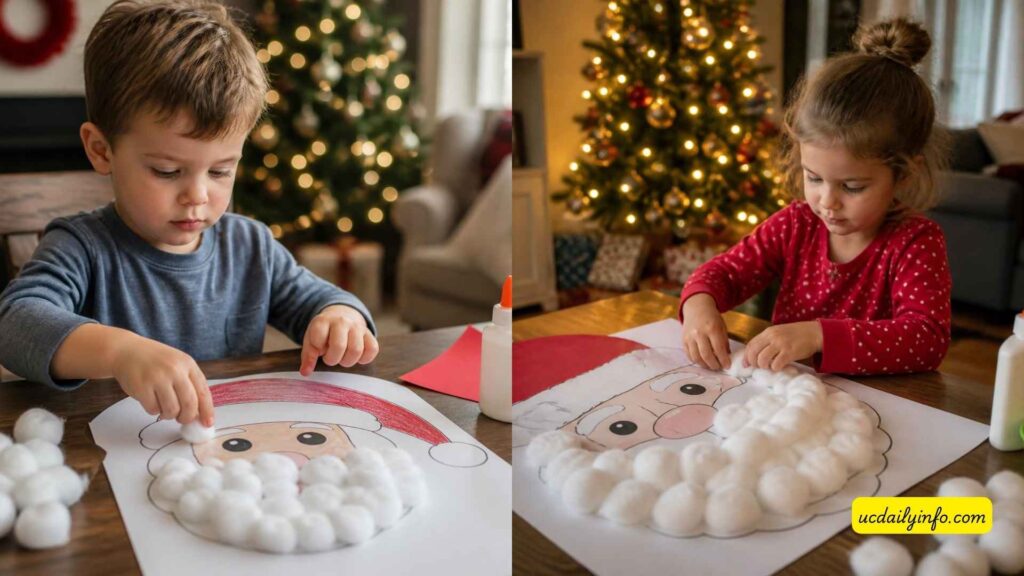 easy-santa-beard-craft-using-cotton-balls-for-kids