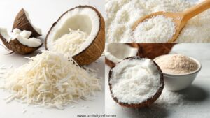 Desiccated coconut (for rolling)