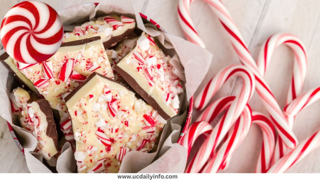 Peppermint Candy Cane Bark