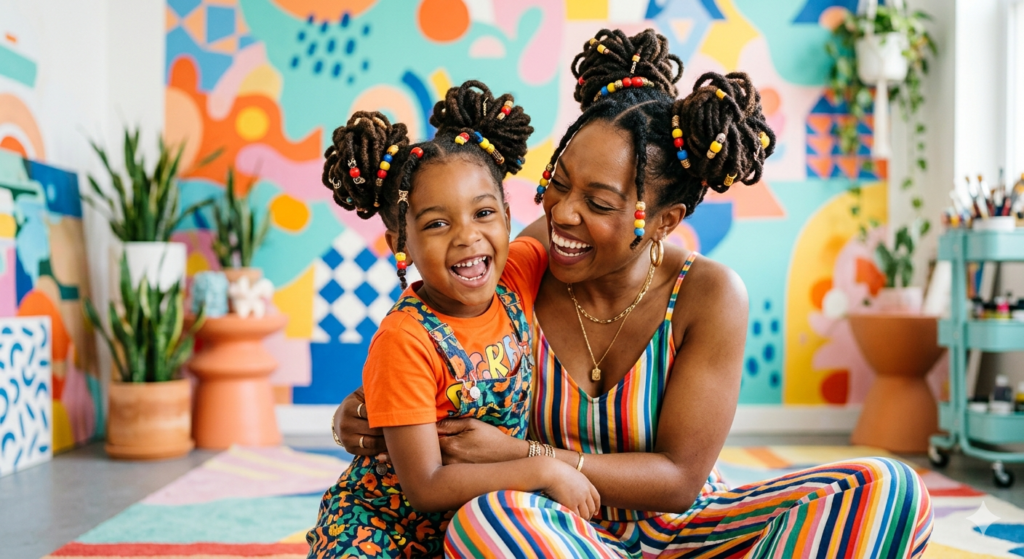 Matching Loc Styles for Parents and Kids