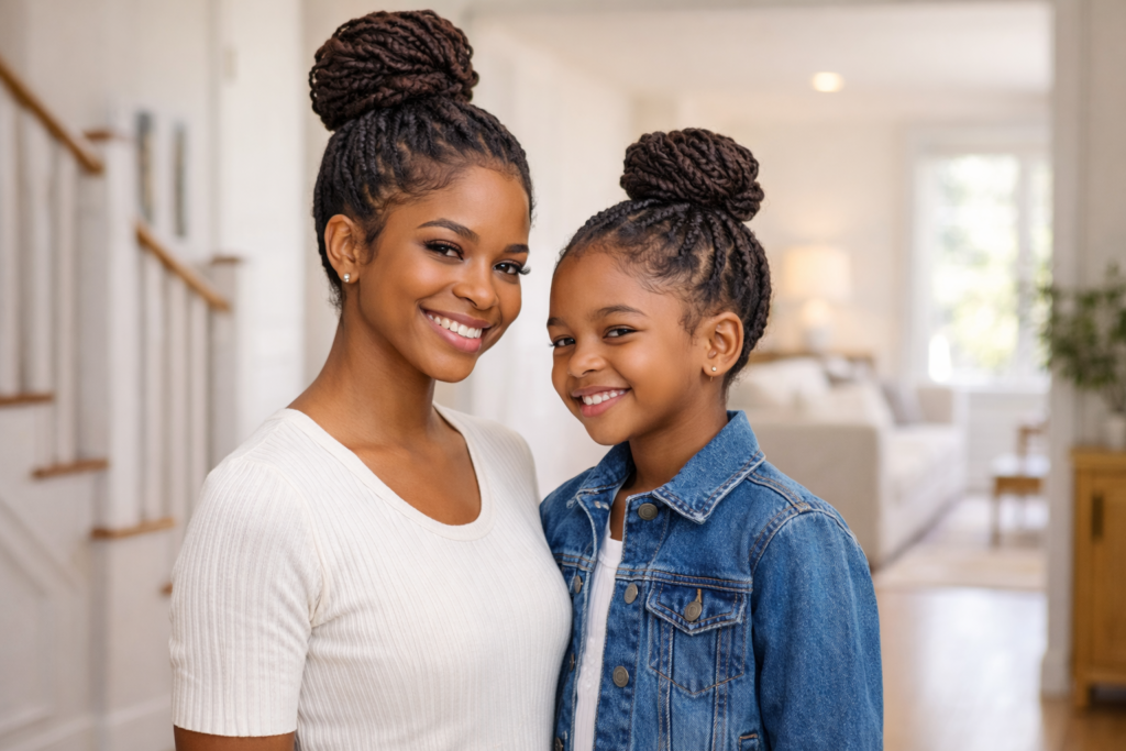 Matching Loc Styles for Parents and Kids