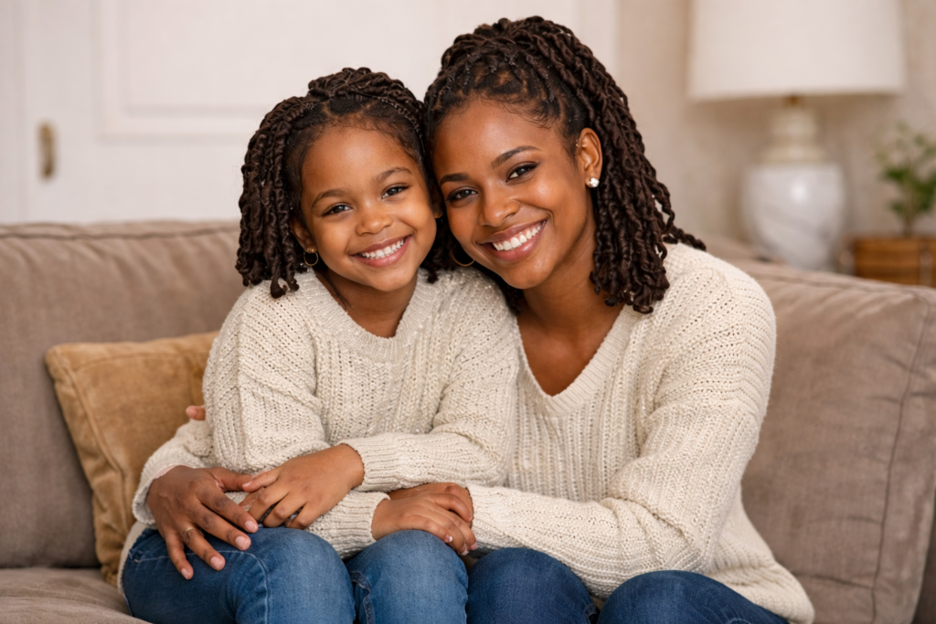 Matching Loc Styles for Parents and Kids