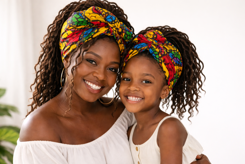 Matching Loc Styles for Parents and Kids