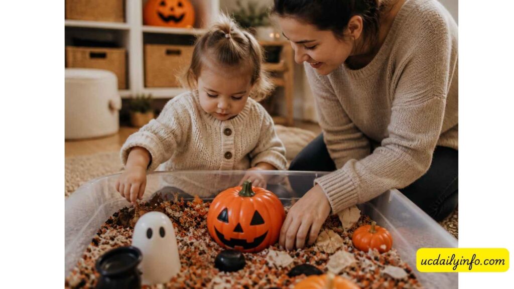 Halloween-activities-for-kids-at-home-with-a-sensory-bin