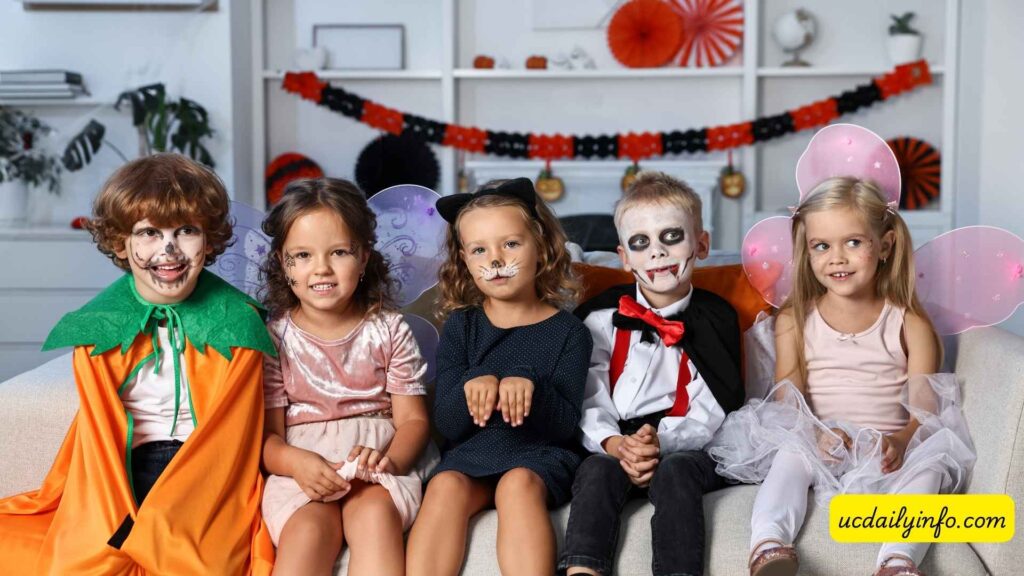 kids-having-a-fun-Halloween-dance-party-at-home
