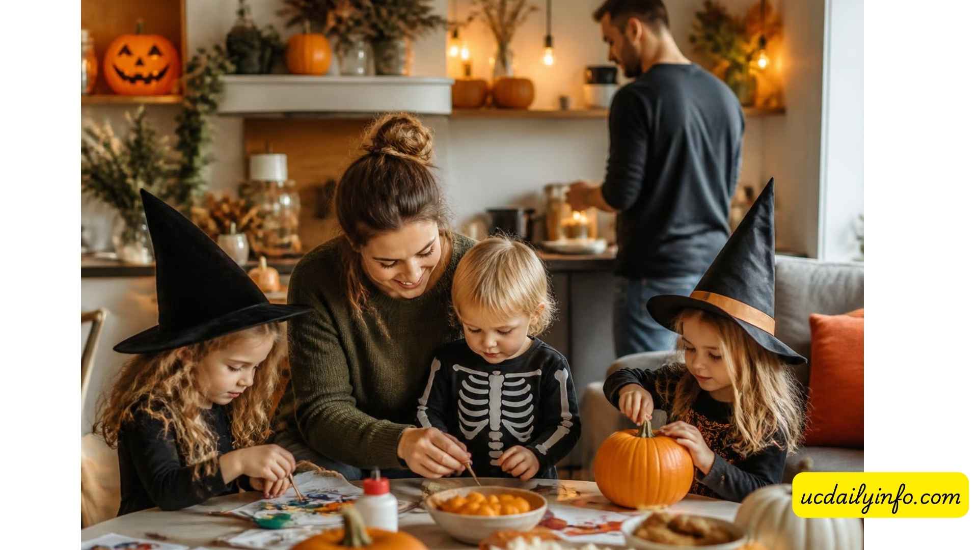 family-enjoying-Halloween-activities-for-kids-at-home-together