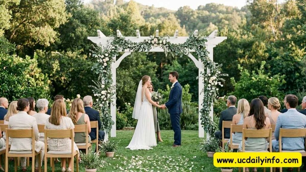 simple-wedding-arch-decorations-with-greenery