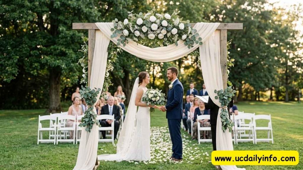 diy-wedding-arch-decorations-with-greenery
