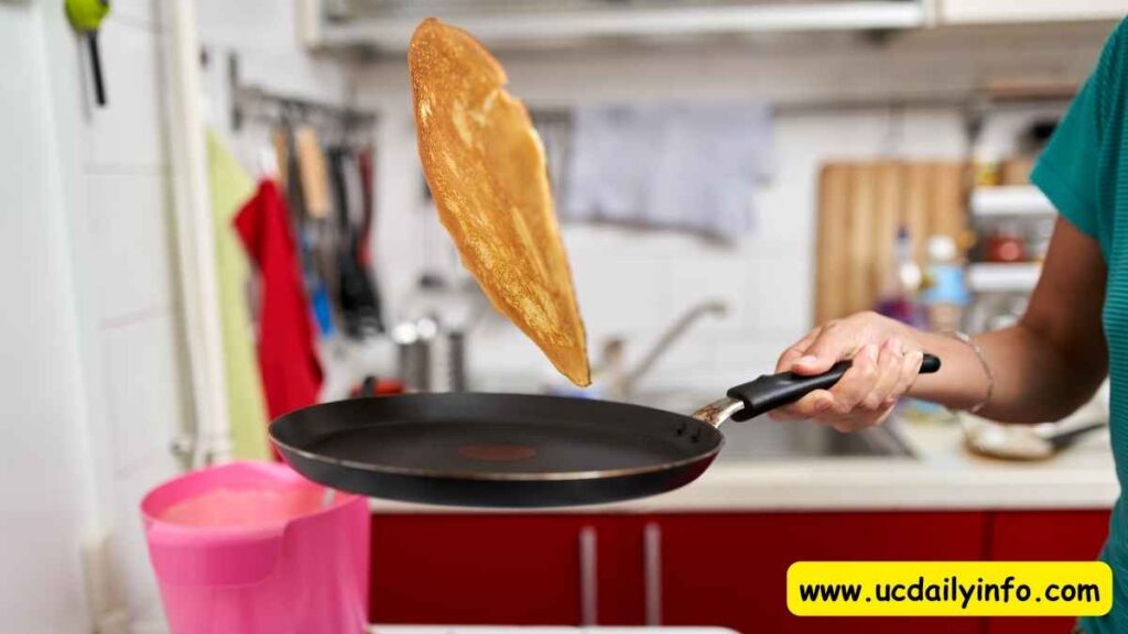 flipping-pancake-in-frying-pan