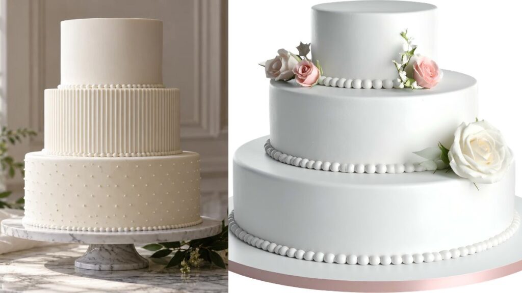 all-white-wedding-cake-with-smooth-ribbed-and-piped-dot-tiers