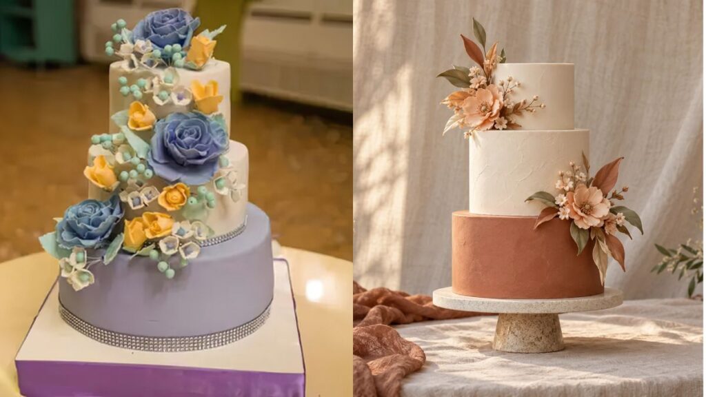 terracotta-and-cream-wedding-cake-with-peach-sugar-flowers