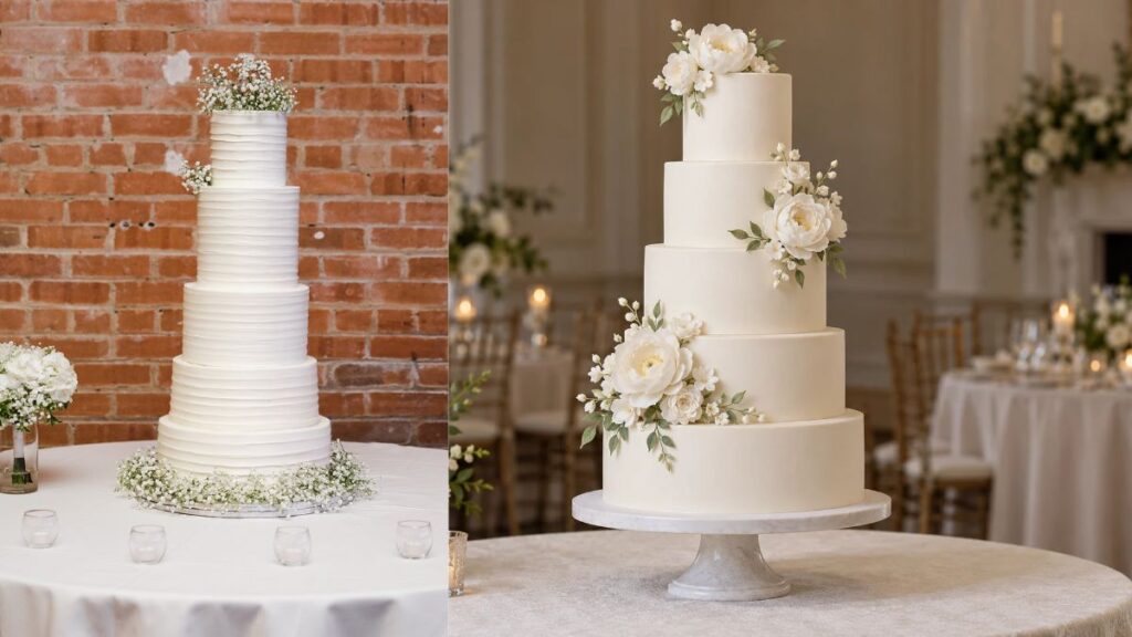 five-tier-ivory-display-wedding-cake-with-white-sugar-flowers