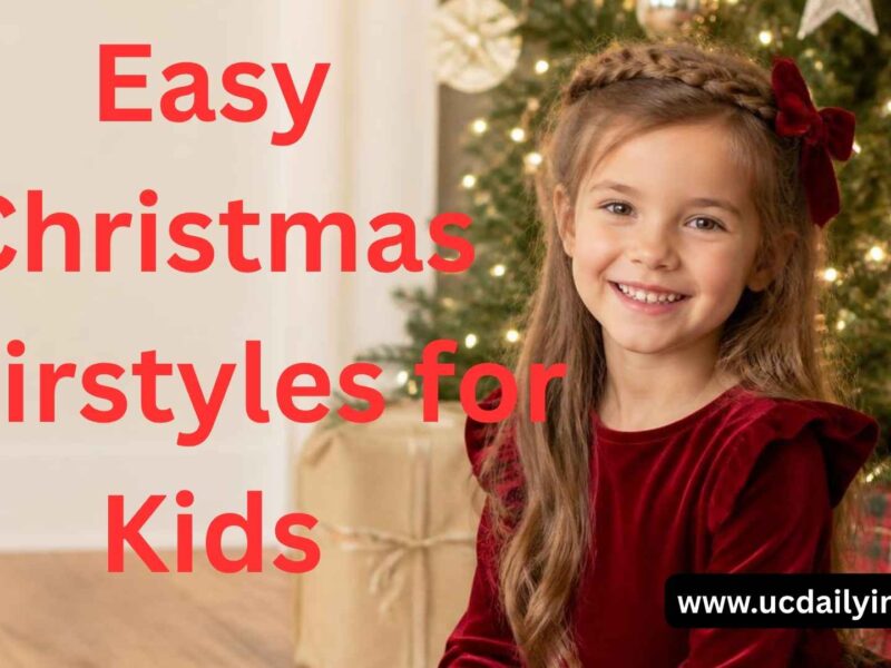 Easy Christmas Hairstyles for Kids