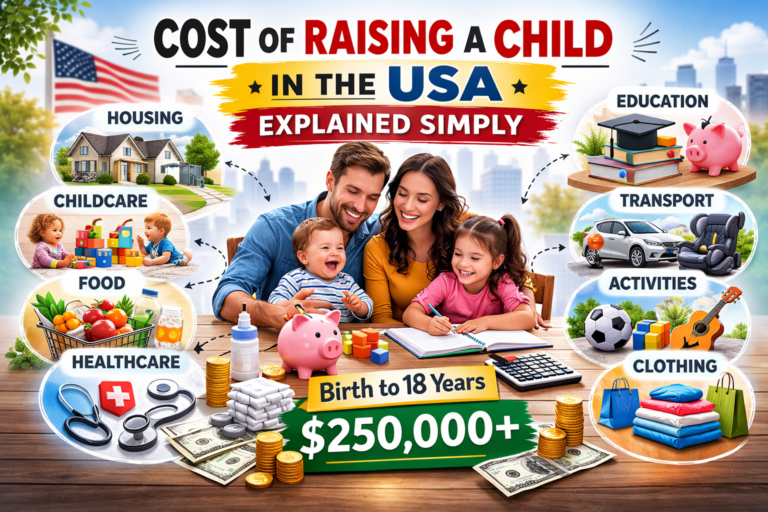 Cost of Raising a Child in the USA Explained Simply