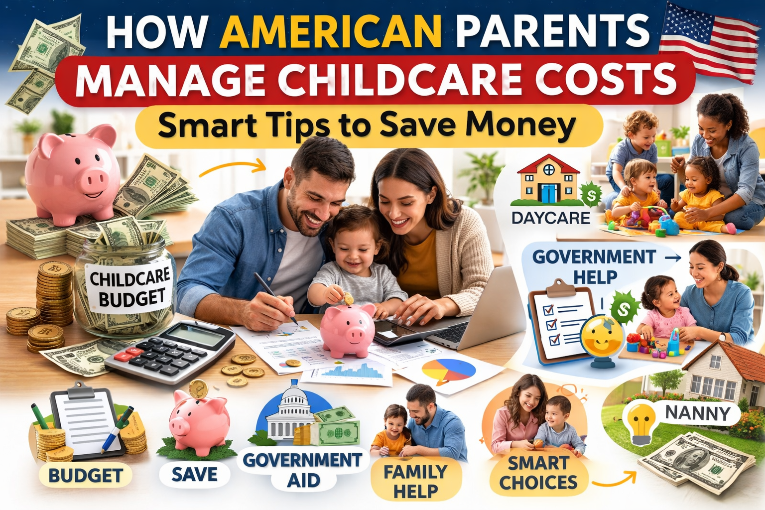 How American Parents Manage Childcare Costs 🇺🇸