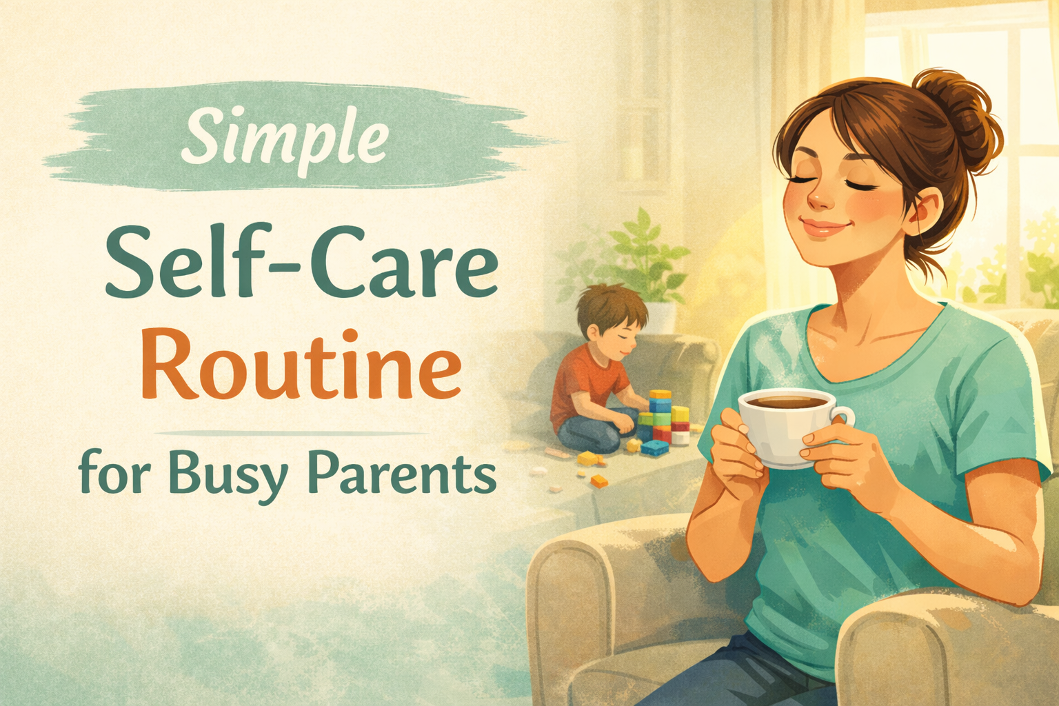 Simple Self-Care Routine for Busy Mothers and Fathers
