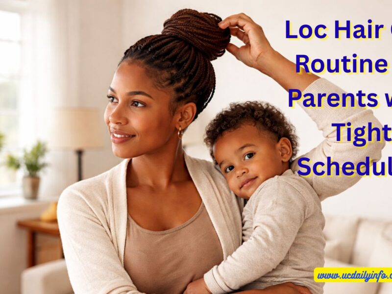 Loc Hair Care Routine for Parents with Tight Schedules