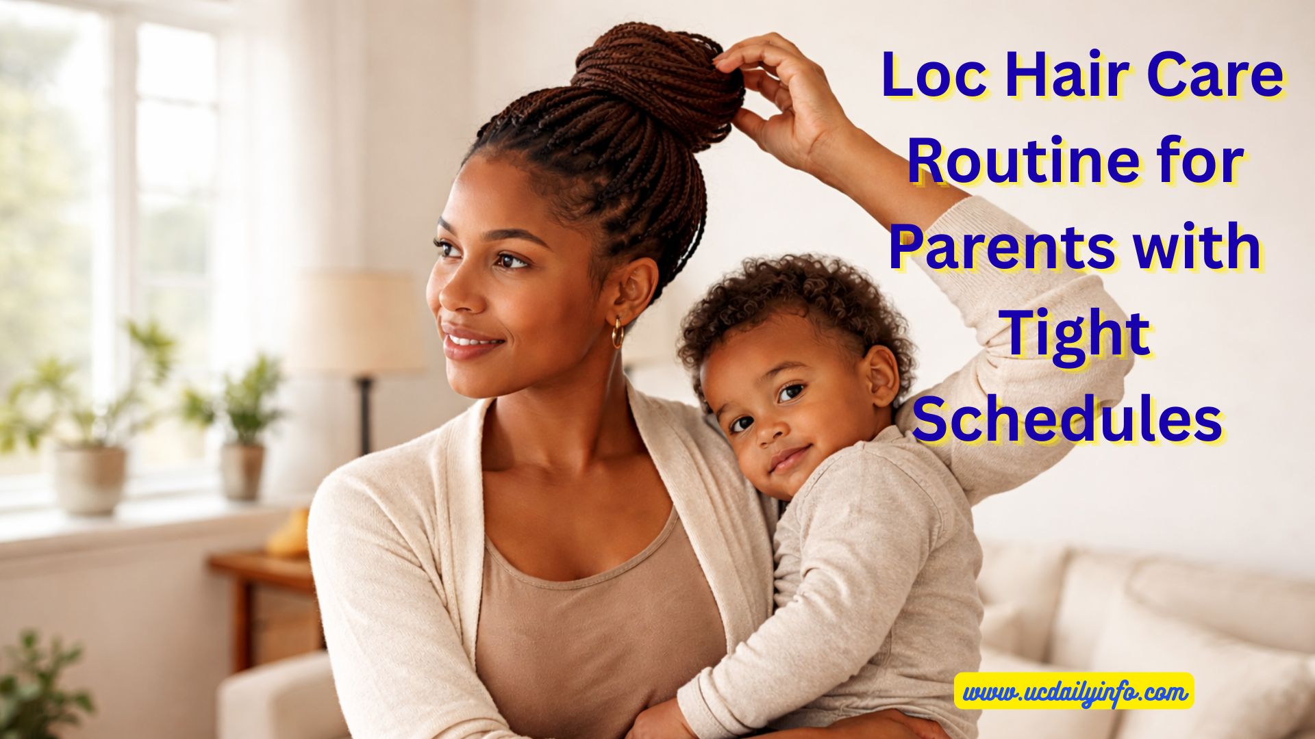 Loc Hair Care Routine for Parents with Tight Schedules