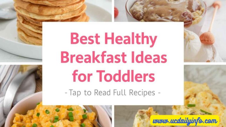 Best Healthy Breakfast Ideas for Toddlers