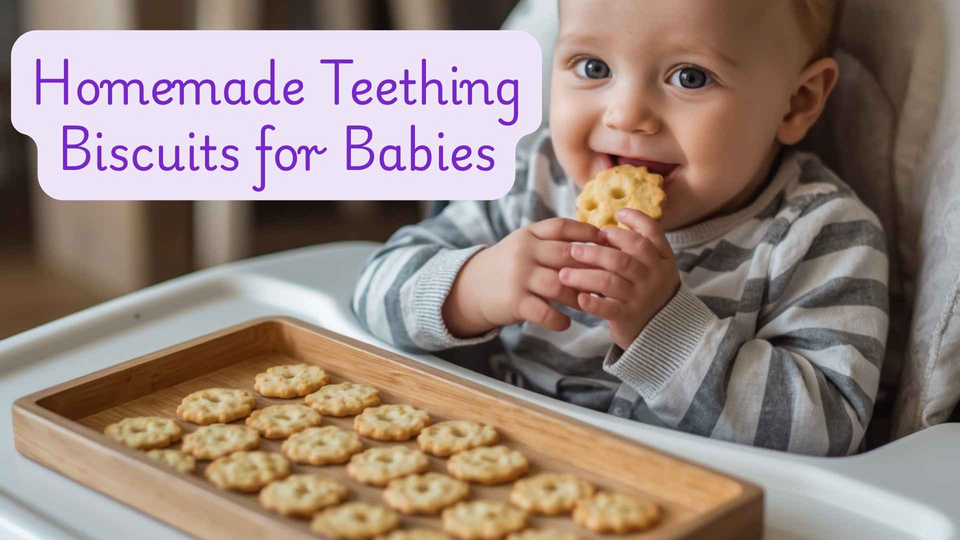 Homemade Teething Biscuits for Babies