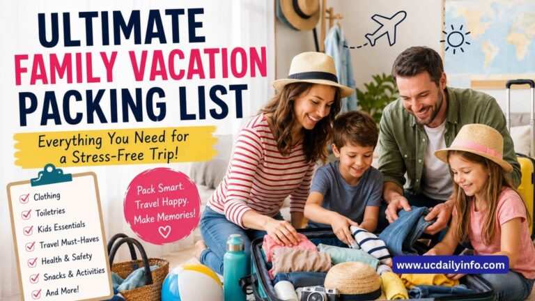 Ultimate Family Vacation Packing List