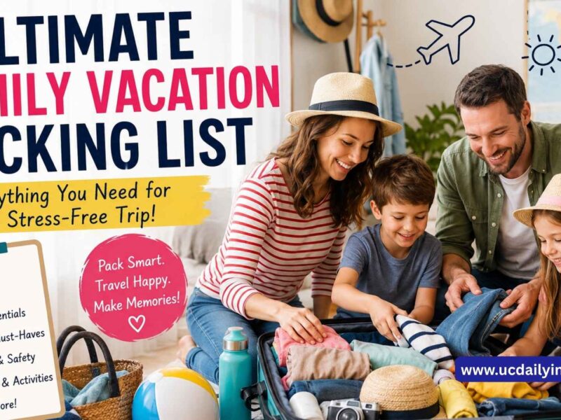 Ultimate Family Vacation Packing List