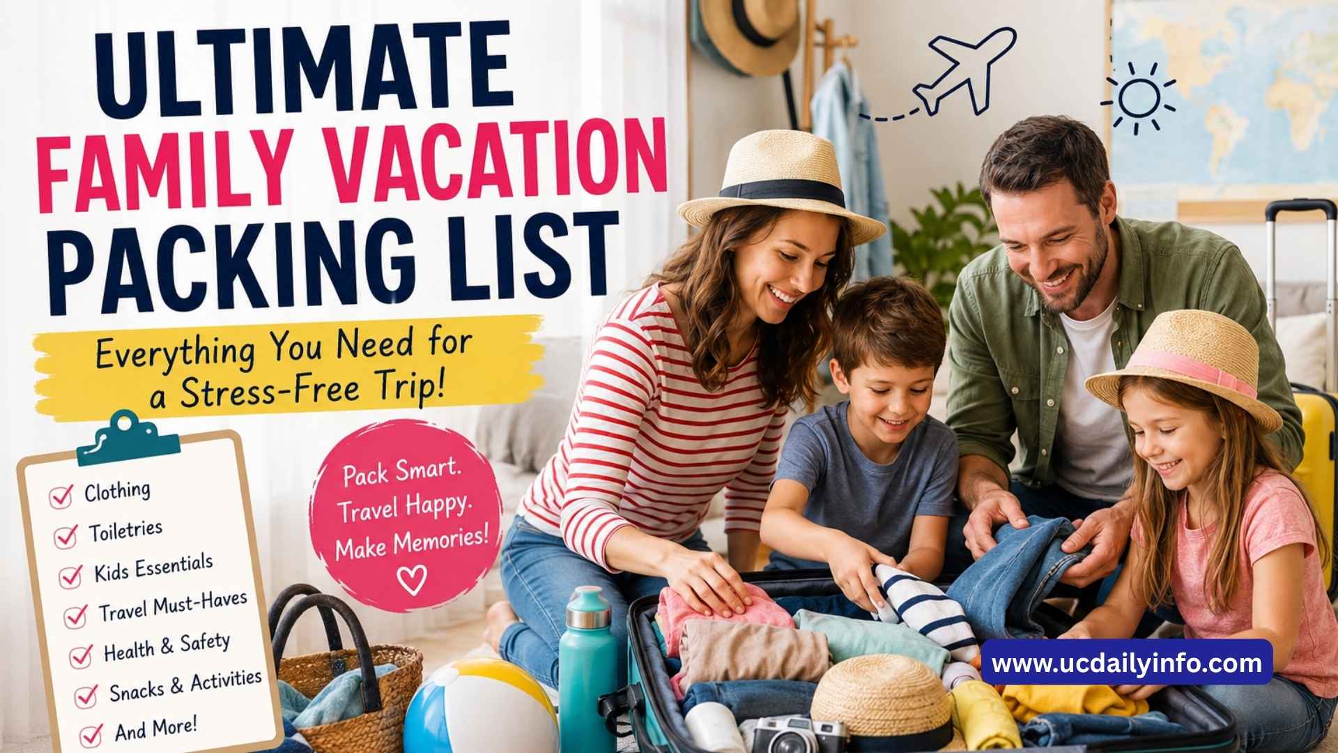 Ultimate Family Vacation Packing List